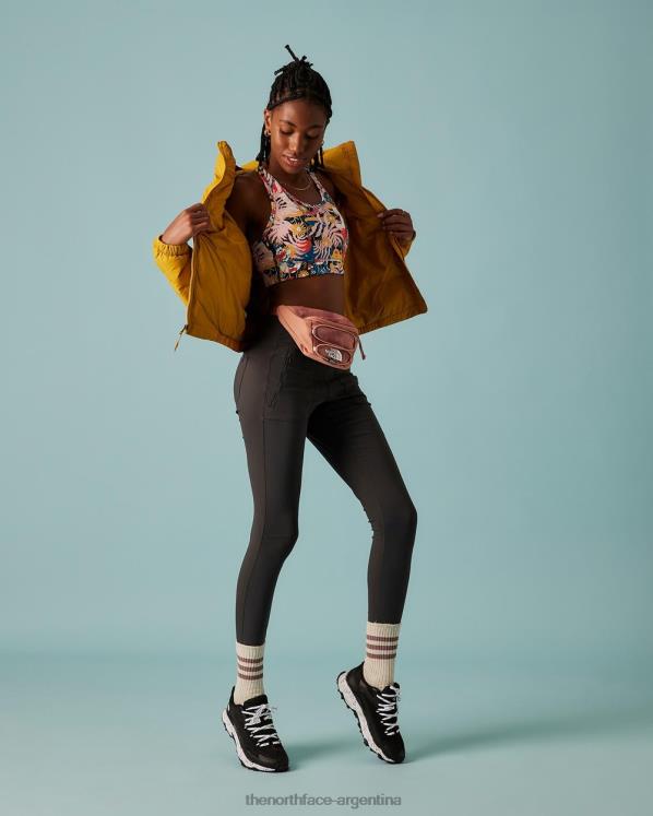 mallas híbridas de senderismo de tiro alto paramount RDT8H7024 gris The North Face