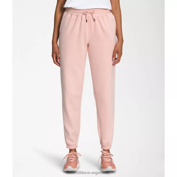 pantalones deportivos de lana de media cúpula para mujer RDT8H5527 rosa arena The North Face