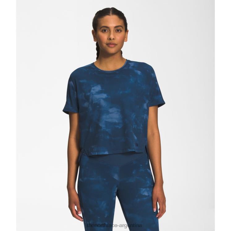 Mujer estampada Dawndream manga corta relajada. RDT8H5155 Rio Azul The North Face