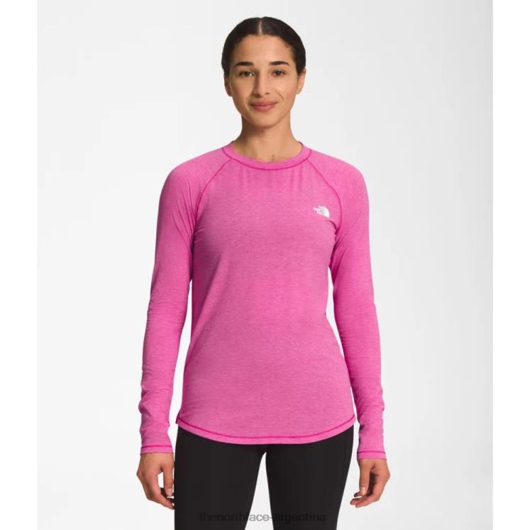 las mujeres vagan hola manga larga baja RDT8H6138 rosa fucsia The North Face