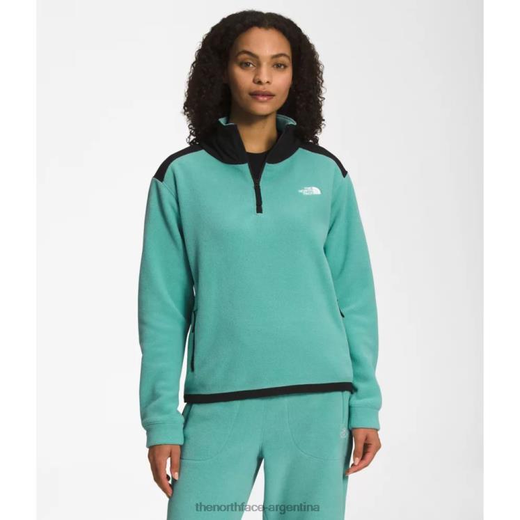 mujer alpina polartec 200 zip RDT8H5209 wasabi The North Face