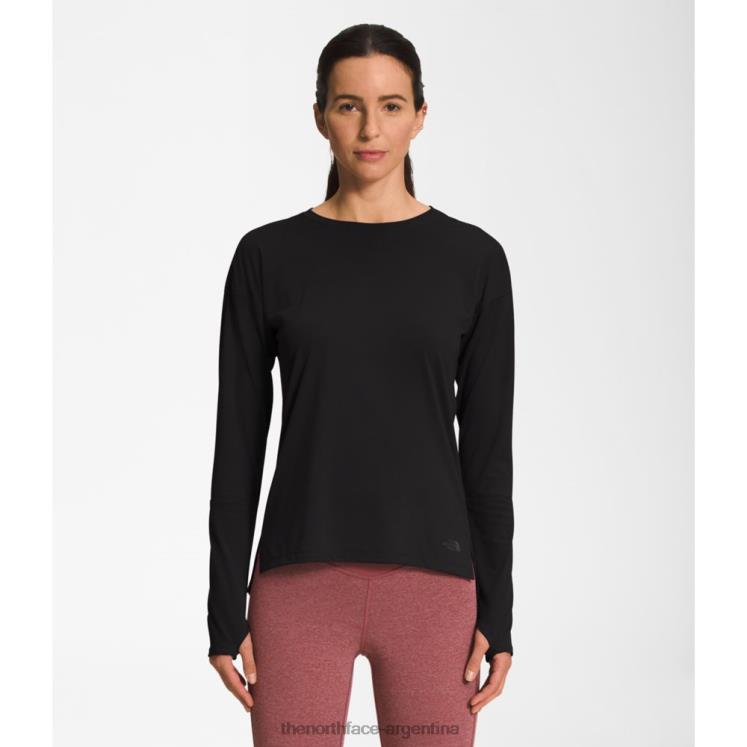 mujer amanecersueño manga larga RDT8H5256 negro The North Face