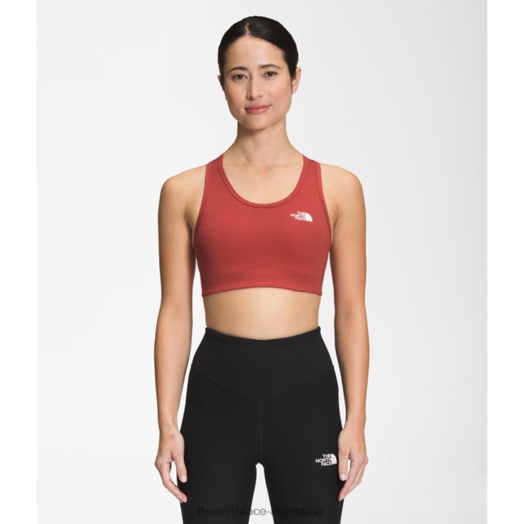 sujetador de línea media para mujer RDT8H4673 especias rojas The North Face