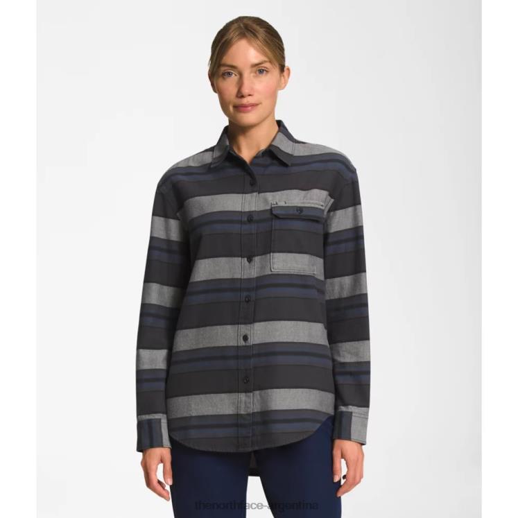 camisa berkeley de manga larga para mujer RDT8H3504 gris The North Face camisa berkeley de manga larga para mujer RDT8H3504 gris The North Face