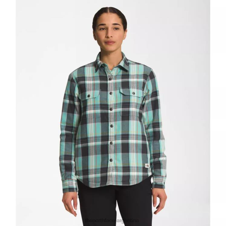 camisa campshire mujer RDT8H4179 wasabi grande The North Face