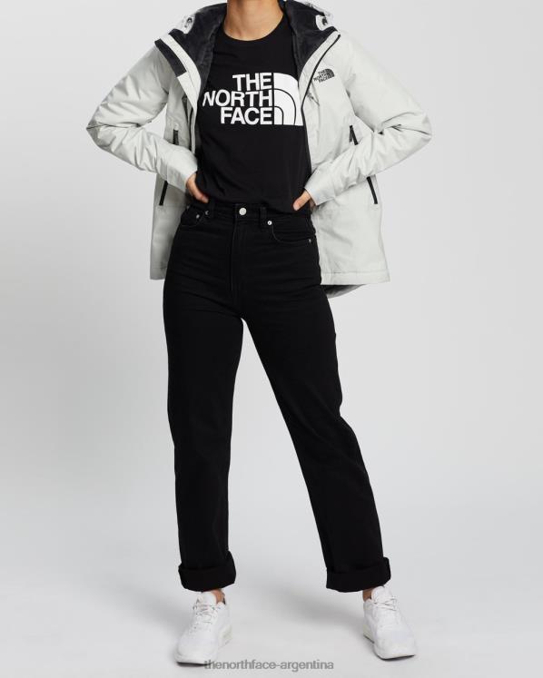 camiseta de algodón ss half dome RDT8H7151 negro The North Face