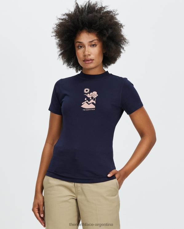 camiseta de manga corta con fuente de botella del Himalaya RDT8H7285 Armada The North Face