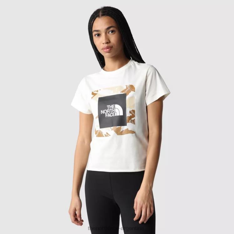 camiseta de manga corta coordinada para mujer RDT8H2251 blanco The North Face