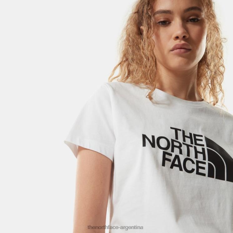 camiseta fácil mujer RDT8H627 blanco The North Face