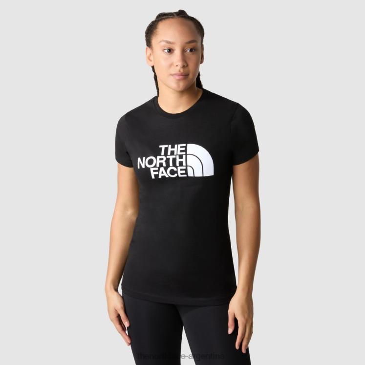 camiseta fácil mujer RDT8H628 negro The North Face