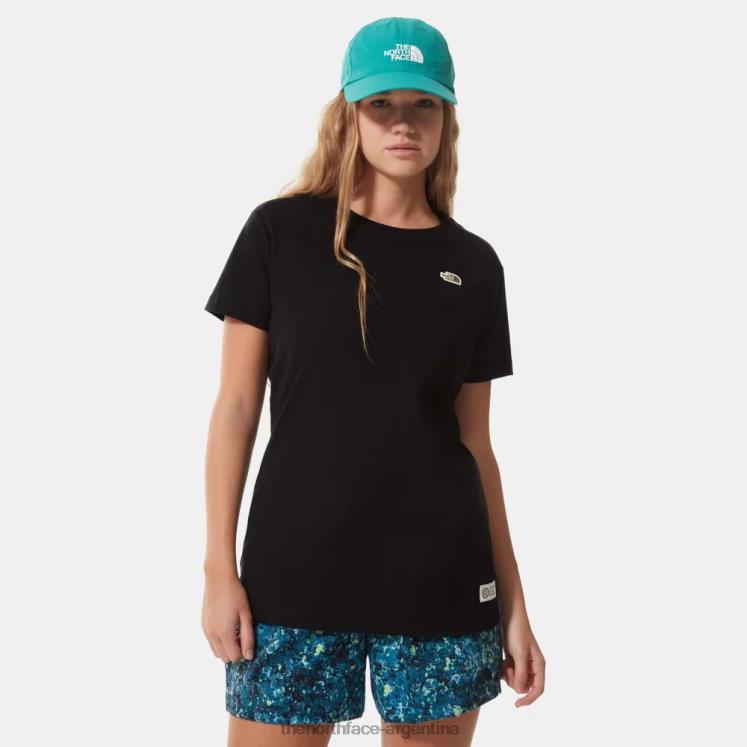 camiseta reciclada patrimonio mujer RDT8H1144 negro The North Face