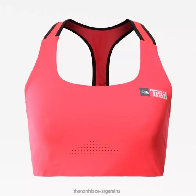 sujetador movmynt mujer nuevo RDT8H1438 coral brillante The North Face