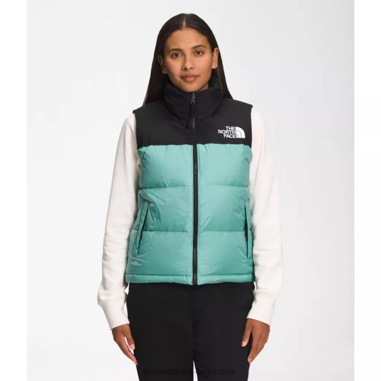 chaleco retro nuptse 1996 mujer RDT8H3306 wasabi The North Face