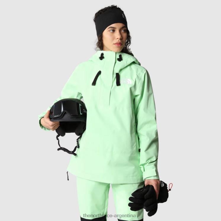anorak tangara mujer RDT8H517 pátina verde The North Face