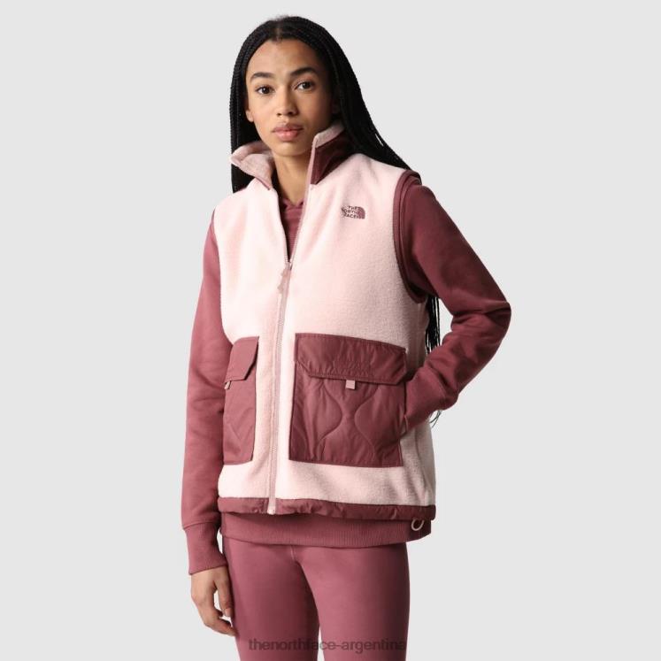 chaleco arco real mujer RDT8H1723 rosa arena The North Face