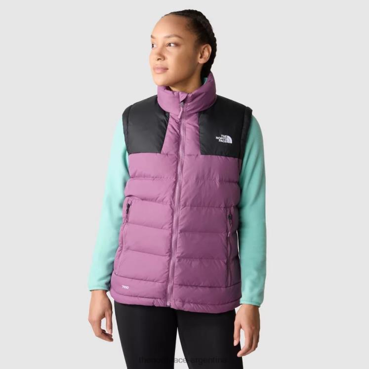 chaleco macizo mujer RDT8H267 picas moradas The North Face