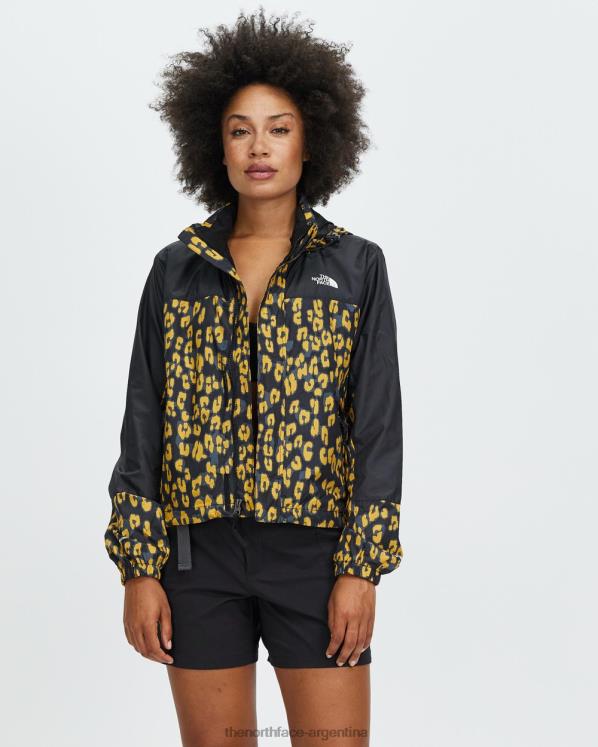 chamarra cortavientos con estampado de hidrenalina RDT8H7044 flecha amarilla The North Face
