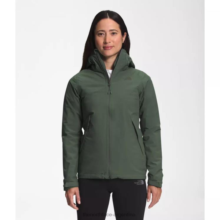 chaqueta carto triclimate mujer nueva RDT8H4265 tomillo The North Face