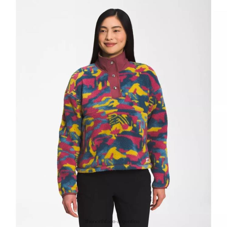 broche polar cragmont estampado para mujer RDT8H6033 deslumbramiento azul The North Face broche polar cragmont estampado para mujer RDT8H6033 deslumbramiento azul The North Face