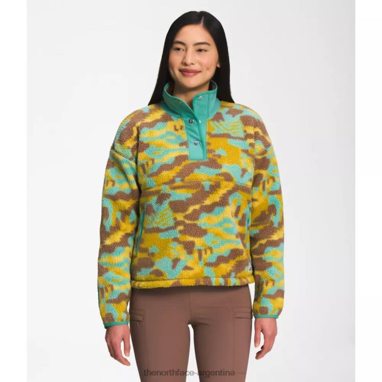 broche polar cragmont estampado para mujer RDT8H6034 wasabi deslumbra The North Face broche polar cragmont estampado para mujer RDT8H6034 wasabi deslumbra The North Face