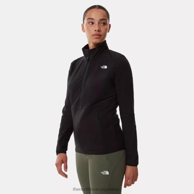 capa intermedia diablo mujer 1/4 zip polar RDT8H1205 negro The North Face capa intermedia diablo mujer 1/4 zip polar RDT8H1205 negro The North Face