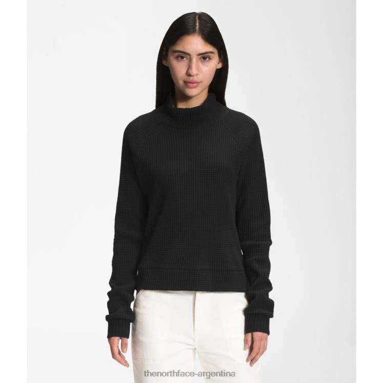 chabot de cuello simulado de manga larga para mujer RDT8H4252 negro The North Face