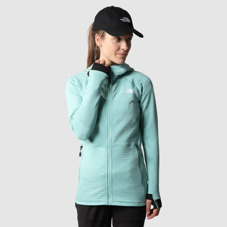 chaqueta polar circadiana para mujer RDT8H842 luz de wasabi The North Face