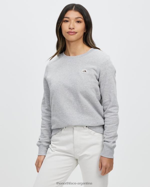 equipo de parche de herencia RDT8H7161 gris The North Face