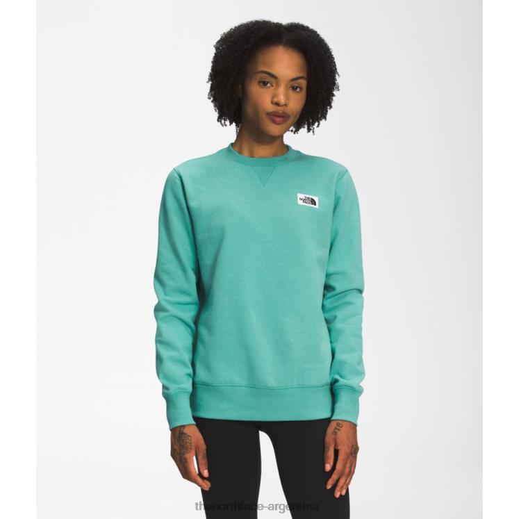 equipo de parche de herencia de mujeres RDT8H5470 wasabi The North Face