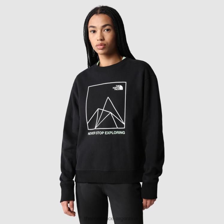 suéter de coordenadas de mujer RDT8H1916 negro The North Face