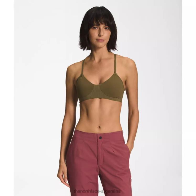 las mujeres lideran en bralette RDT8H4491 oliva militar The North Face