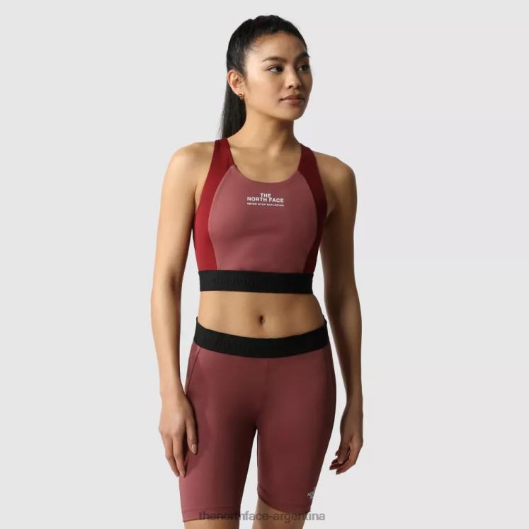 sujetador de entrenamiento mujer jengibre cordobés RDT8H2179 jengibre-cordobés The North Face