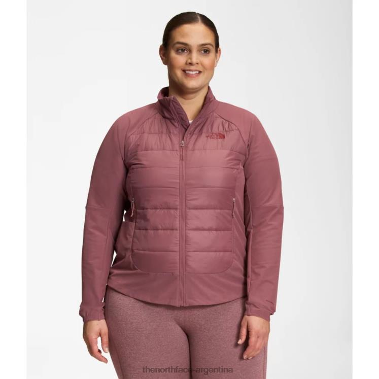 chaqueta híbrida de mujer plus refugio cove RDT8H4951 jengibre The North Face
