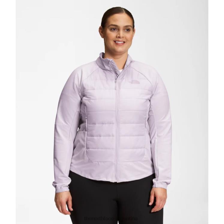 chaqueta híbrida de mujer plus refugio cove RDT8H4952 niebla de lavanda The North Face