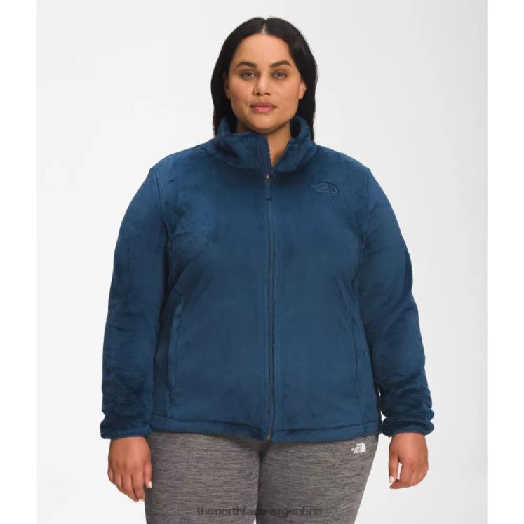 chaqueta mujer plus osito RDT8H5714 azul sombreado The North Face
