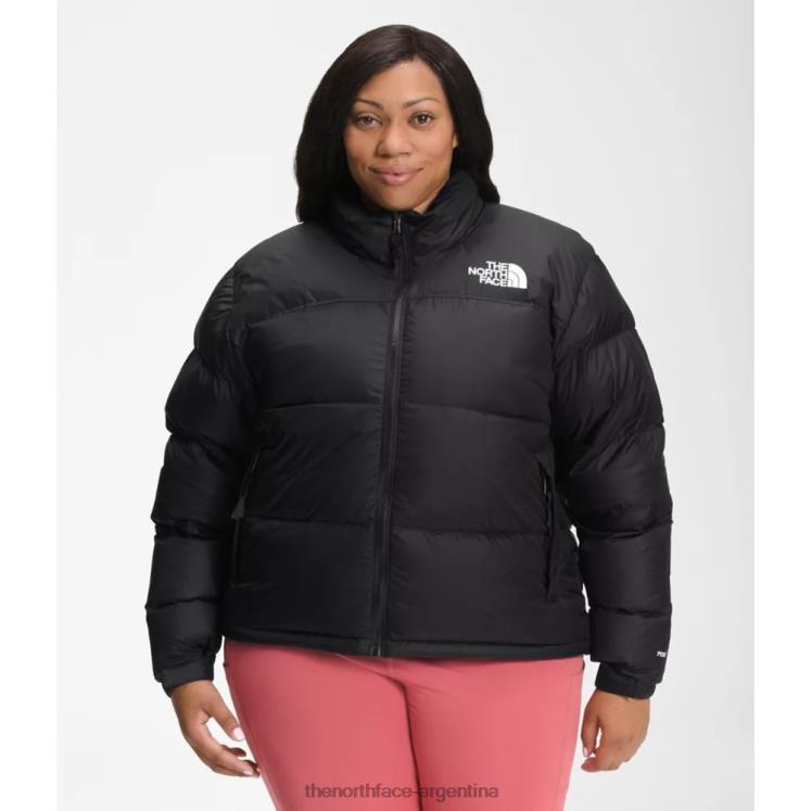 chaqueta nuptse retro 1996 mujer plus RDT8H5008 negro The North Face