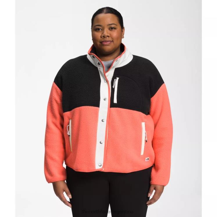 chaqueta polar mujer plus cragmont RDT8H4899 luz de la luna brillante The North Face