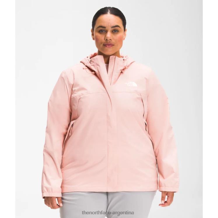 mujer más chaqueta antora RDT8H4972 rosa arena The North Face