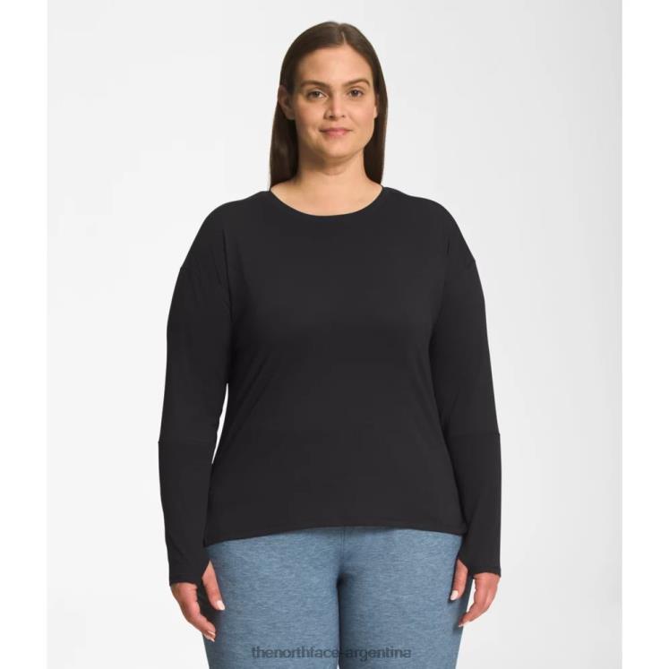mujer plus amanecerdream manga larga RDT8H6152 negro The North Face
