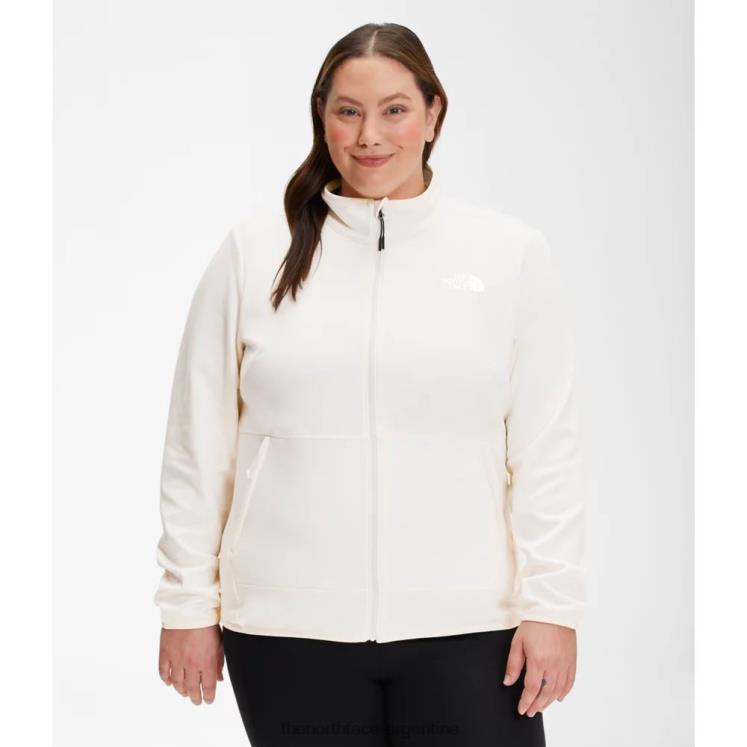 mujer plus canyonlands cremallera completa RDT8H4917 blanco The North Face