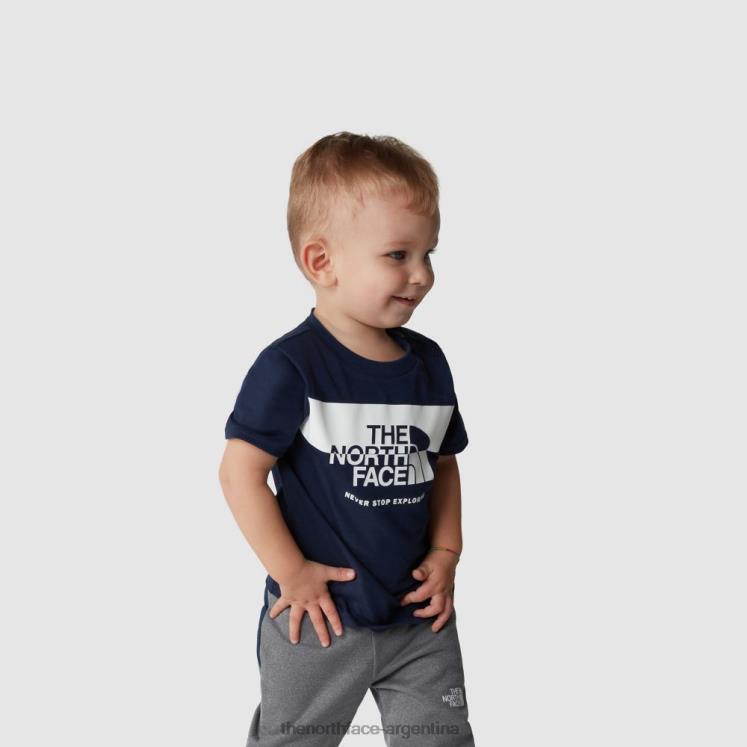 camiseta gráfica de manga corta para bebé RDT8H2066 cumbre marina The North Face