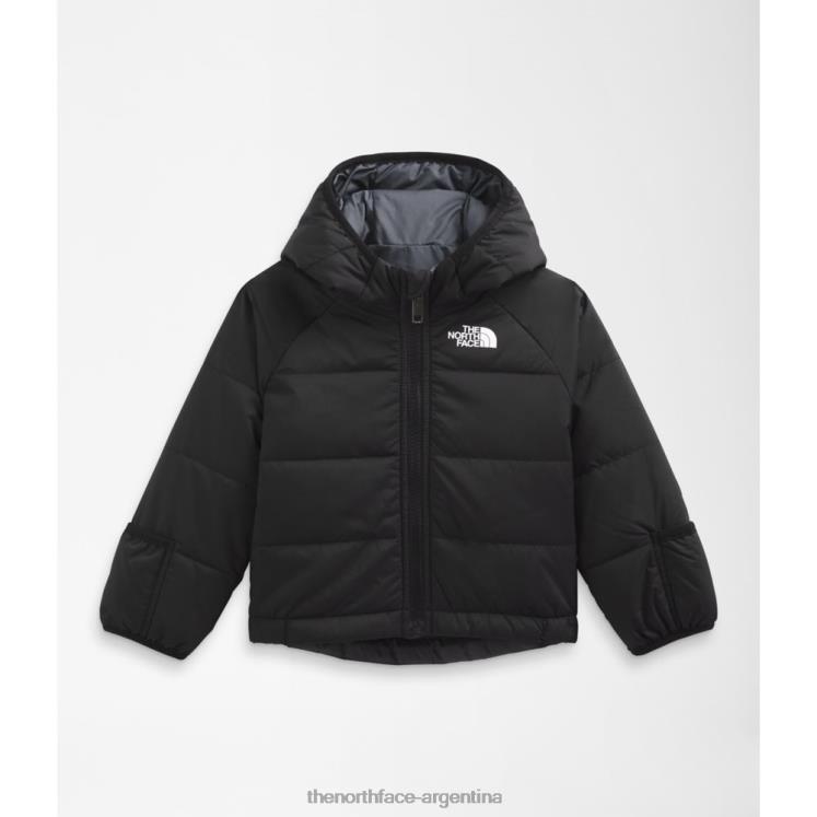 chaqueta reversible con capucha de perrito para bebé RDT8H5886 negro The North Face