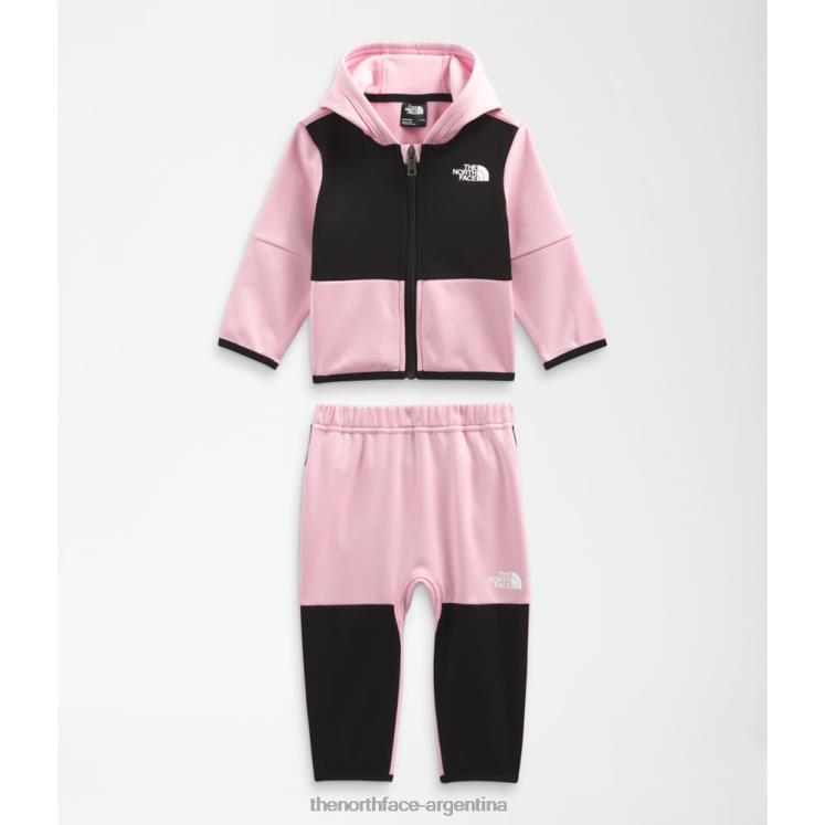 conjunto cálido de invierno para bebé RDT8H5340 camafeo rosa The North Face