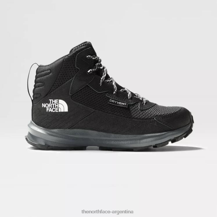 botas de montaña impermeables fastpack para jóvenes RDT8H1784 negro The North Face botas de montaña impermeables fastpack para jóvenes RDT8H1784 negro The North Face