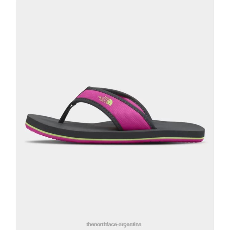 chanclas juveniles del campamento base RDT8H3167 gris The North Face