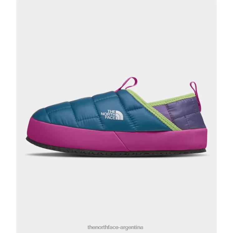 mulas juveniles thermoball traction ii banff azul rosa RDT8H3196 banff azul-rosa The North Face