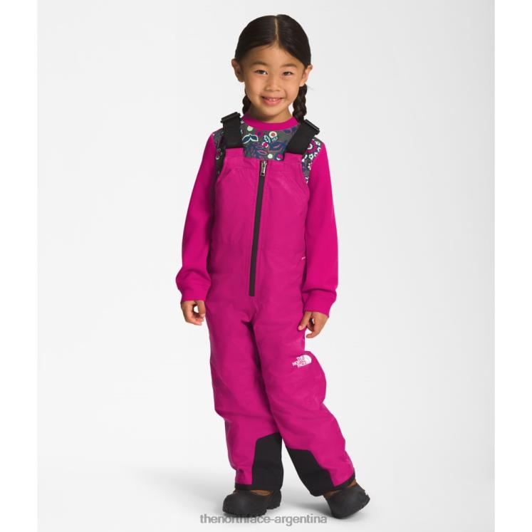 baberos aislados libertad para niños RDT8H5929 rosa fucsia The North Face