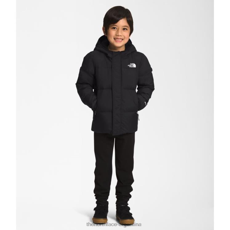 chaqueta con capucha North Down para niños RDT8H5299 negro The North Face