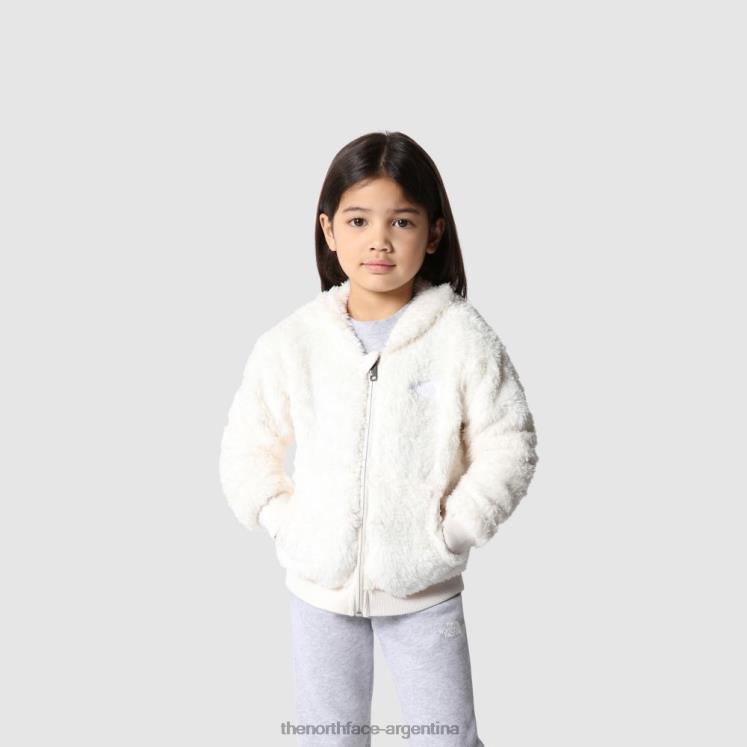 chaqueta con capucha suave oso para niños RDT8H1650 blanco The North Face