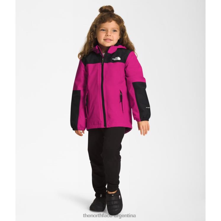 chaqueta de lluvia cálida para niños RDT8H5985 rosa fucsia The North Face